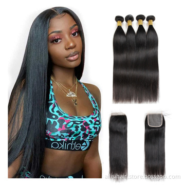 Cambodian Virgin Hair Bundles With HD Closure And Frontal Straight Wholesale Bundle Virgin Hair